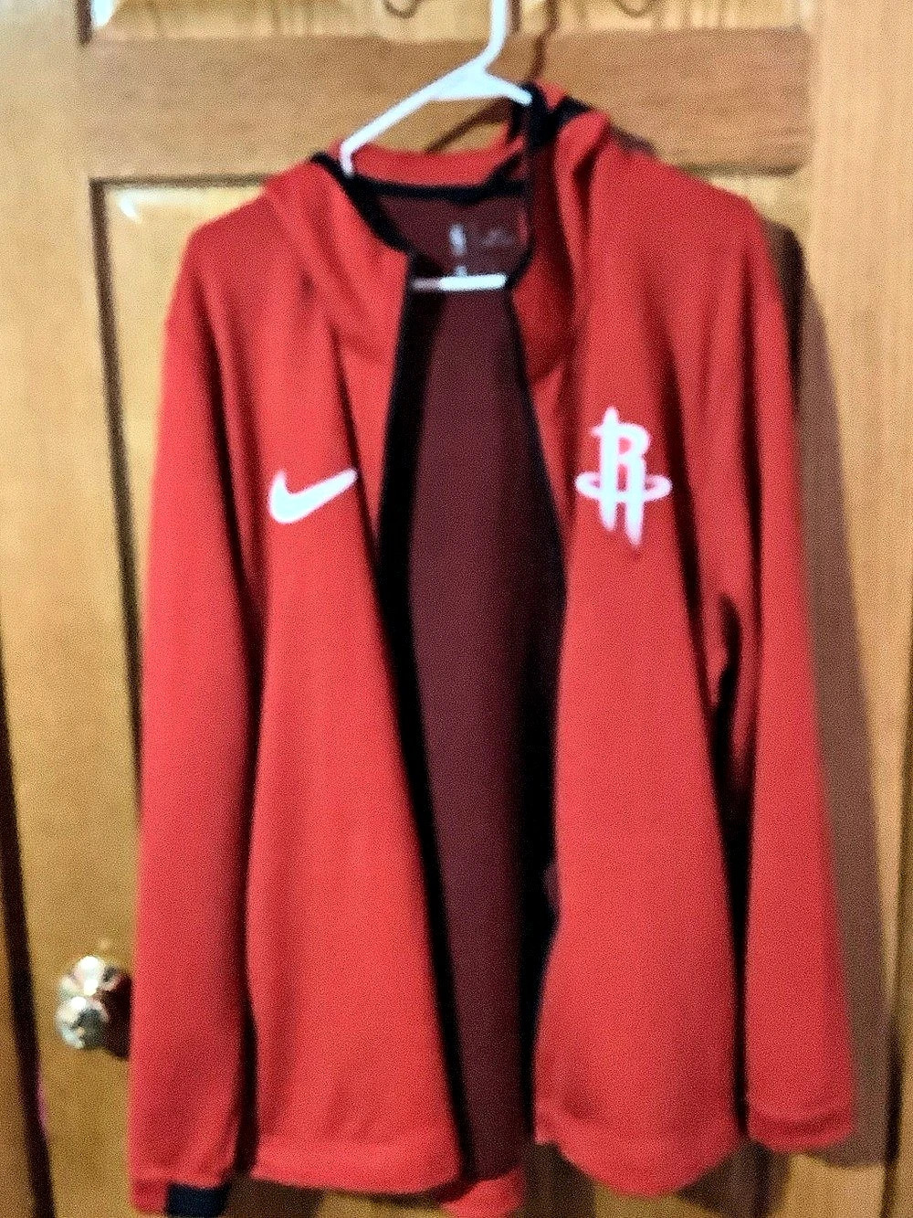 Nike Houston Rockets Nike Authentic Showtime Performance Full-Zip Hoodie